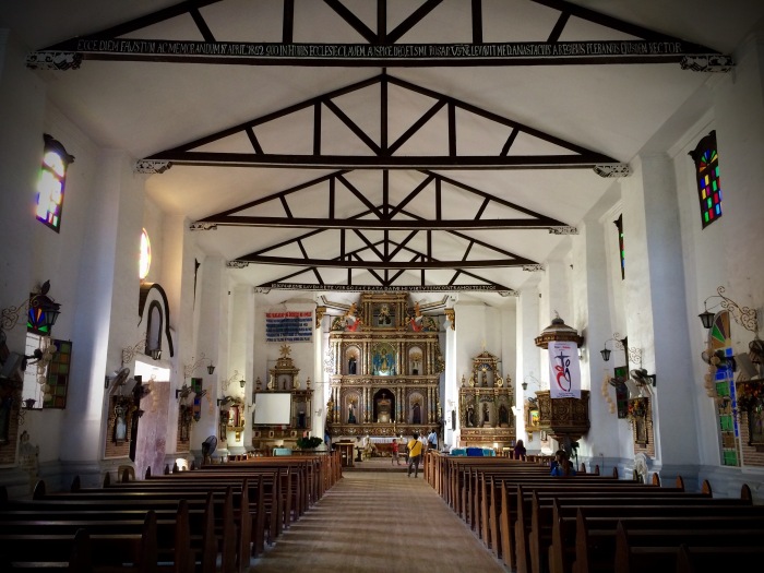 Interior of Our Lady of the Assumption, Maragondon, Cavite. Photo: Fr. Jboy Gonzales SJ