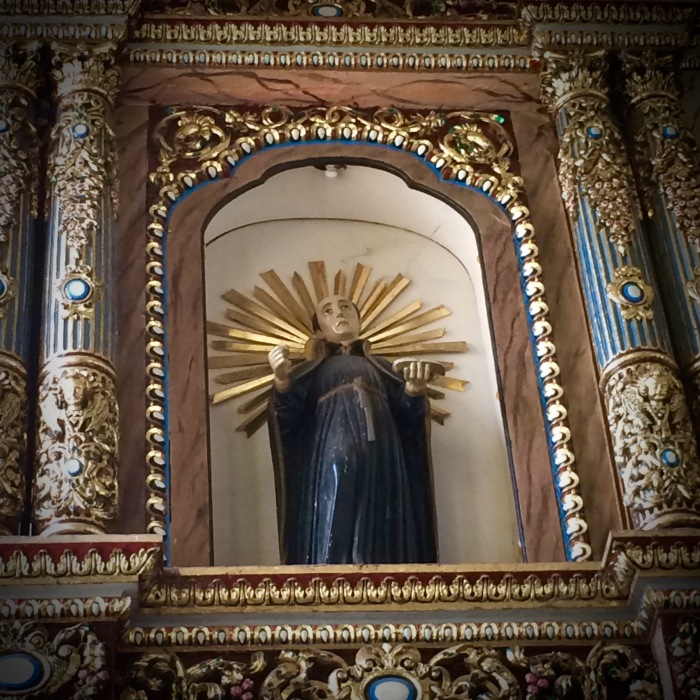St. Ignatius of Loyola, Retablo of Our Lady of the Assumption, Maragondon, Cavite. Photo: Fr. Jboy Gonzales SJ